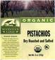 Organic Pistachios Dry Roasted and Salted - 8 oz (227g)