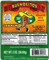 Buenocitos Cracklins Regular With Salsa - 2oz (56.69g)