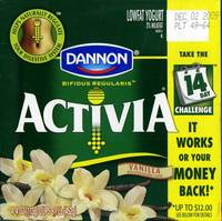 Activia Vanilla - 4 OZ (113g) 