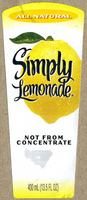 Simply Lemonade - 400 mL (13.5 fl oz) 