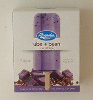 Magnolia Ube Bean Bars  - single bar 3 fl oz 95g total net 12 fl oz 380g  