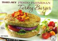 Pesto Parmesan Turkey Burger - 16 oz (1 lb) 454g