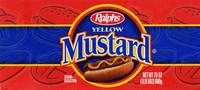 Ralphs Yellow Mustard - 24 OZ (1LB 8OZ) 680g