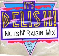 It's Delishi - Nuts N' Raisin Mix - 5 oz (142g)