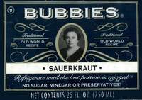 Bubbies Sauerkraut - 25 FL. OZ. (750 ML)