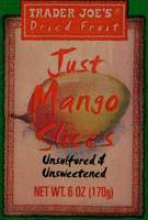 Just Mango Slices - 6 OZ (170g)