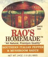 Southern Italian Pepper & Mushroom Sauce - 24OZ. (1.5 LB.) 680G