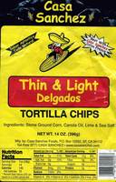 Thin & Light Delgados Tortilla Chips - 14oz (396g)